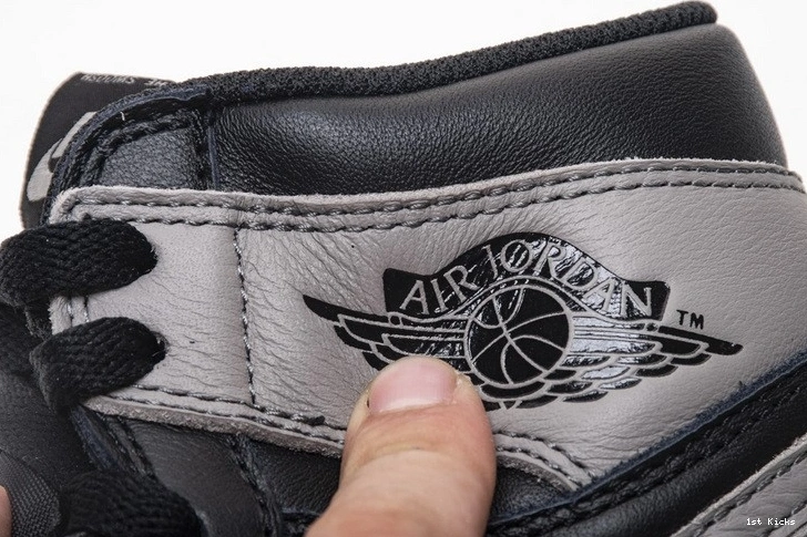 OG  1 555088-013 Retro Black Gray Air Shadow Jordan High 0313